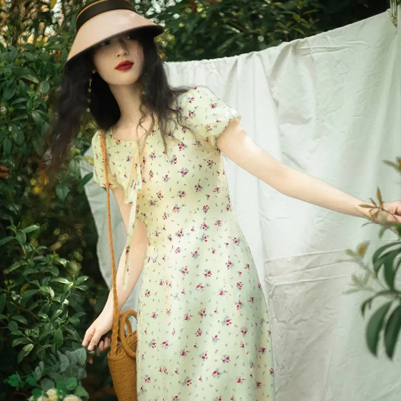 ANNECHEN Short Sleeved Dress Women's-4