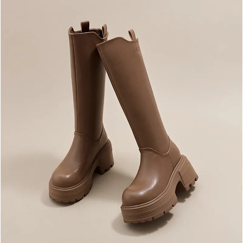 A Poinsettia Princess Knee high Boots Women's-22