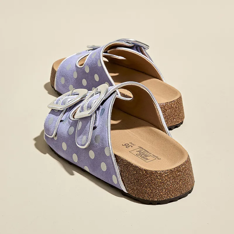 A Poinsettia Princess Composite Sole Quiet, Slip Resistant, Antibacterial Cushioning Slide Slippers Women's-3