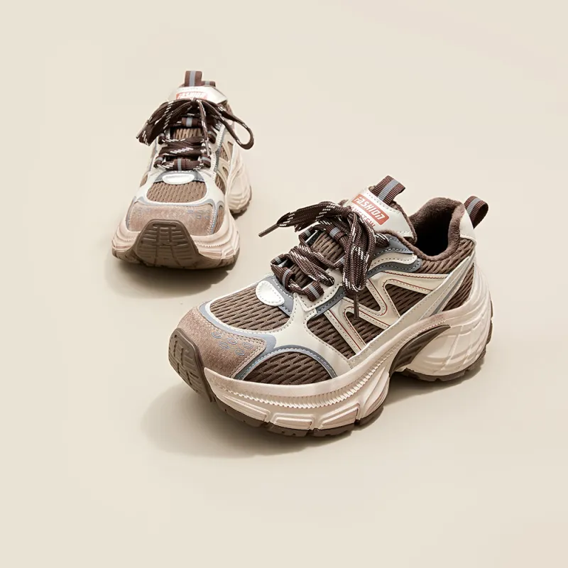 A Poinsettia Princess Low Top Chunky Sneakers Women's-7
