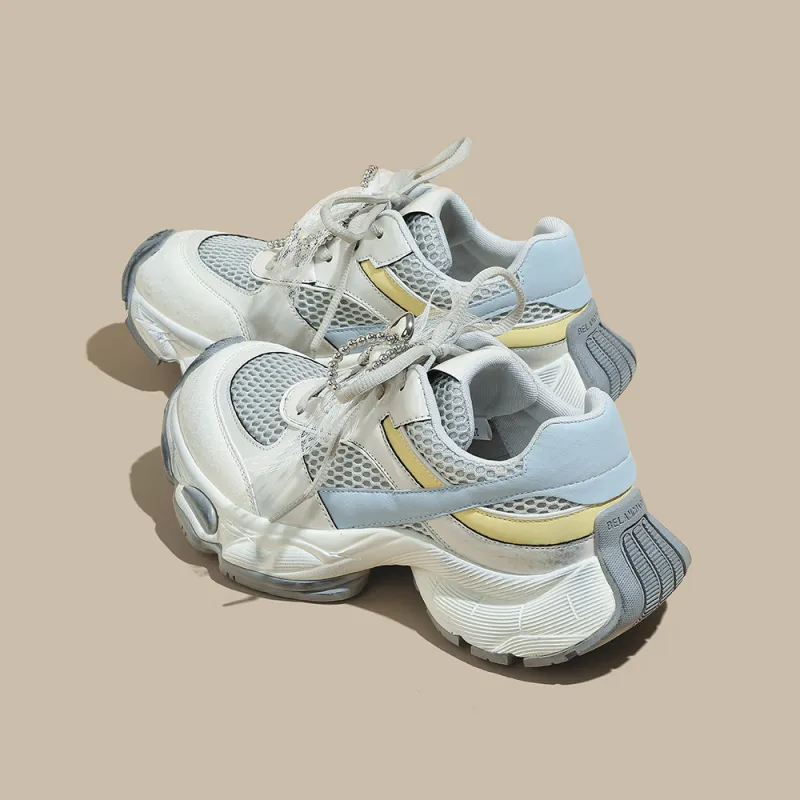 A Poinsettia Princess Cushioning, Wear Resistant Chunky Sneakers Women's-4