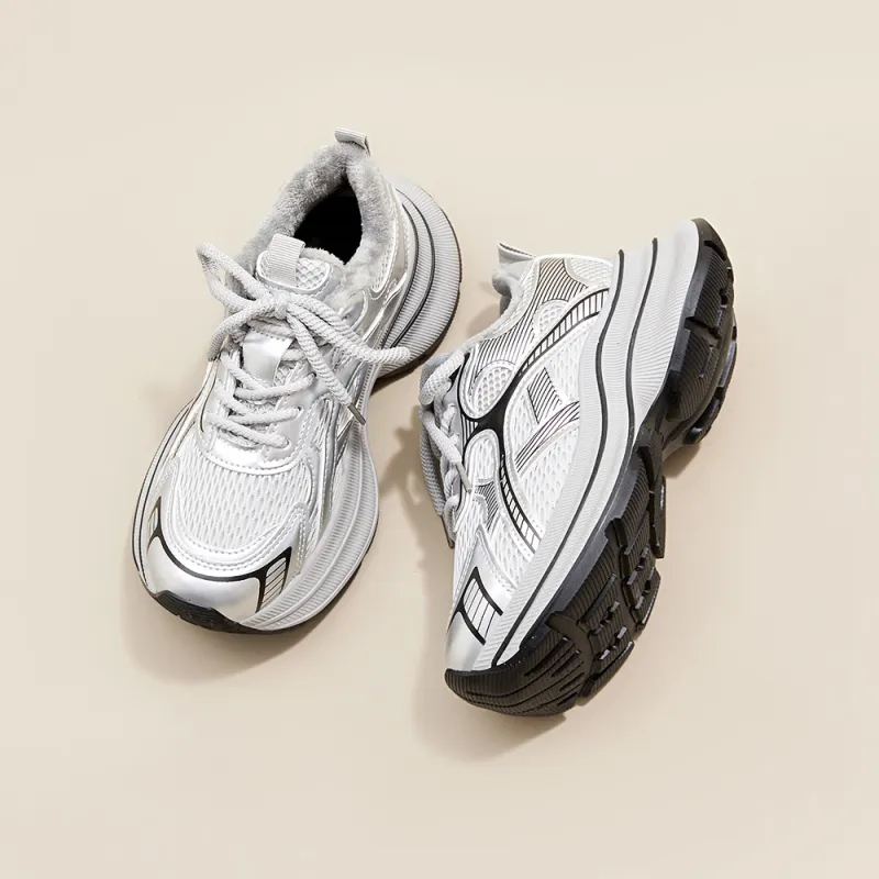 A Poinsettia Princess Low Top Chunky Sneakers Women's-8
