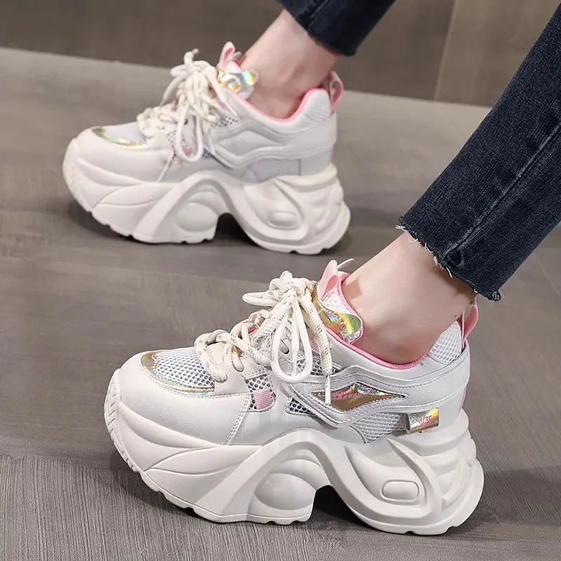 A Poinsettia Princess Chunky Sneakers Women's-11