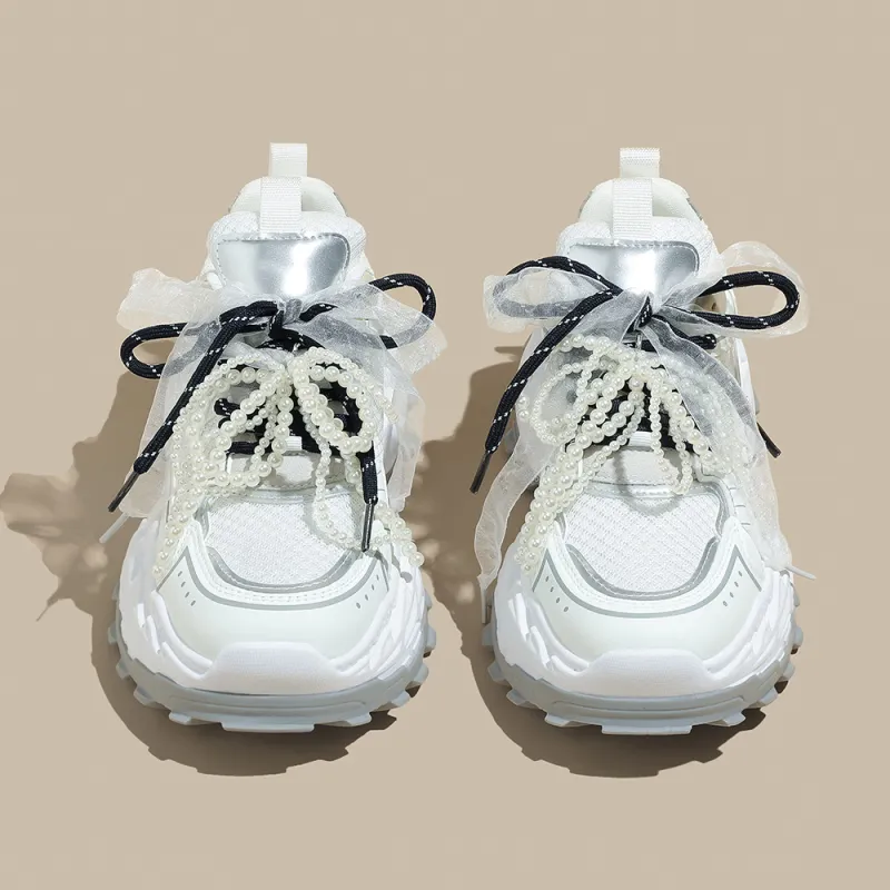 A Poinsettia Princess Chunky Sneakers Women's-1