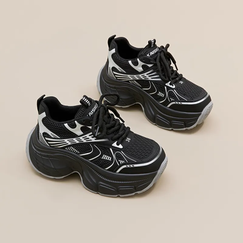 A Poinsettia Princess Low Top Chunky Sneakers Women's-13