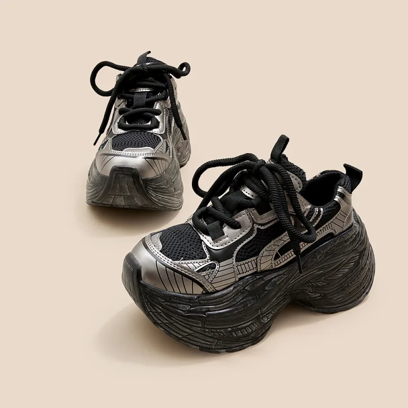 A Poinsettia Princess Low Top Chunky Sneakers Women's-9
