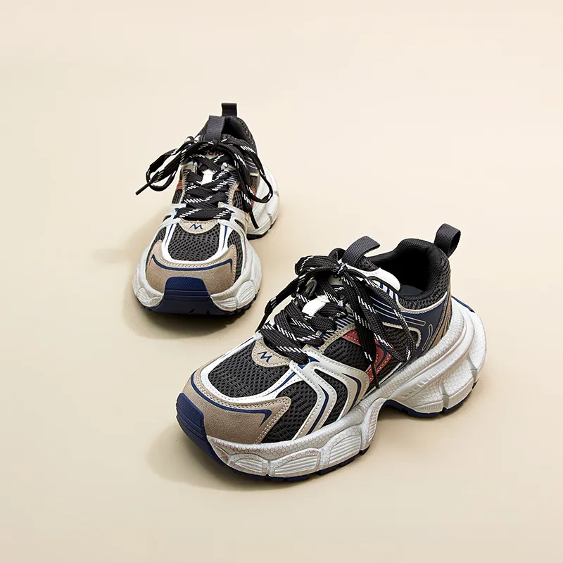 A Poinsettia Princess Height Increasing Low-Top Chunky Sneakers Women's-6