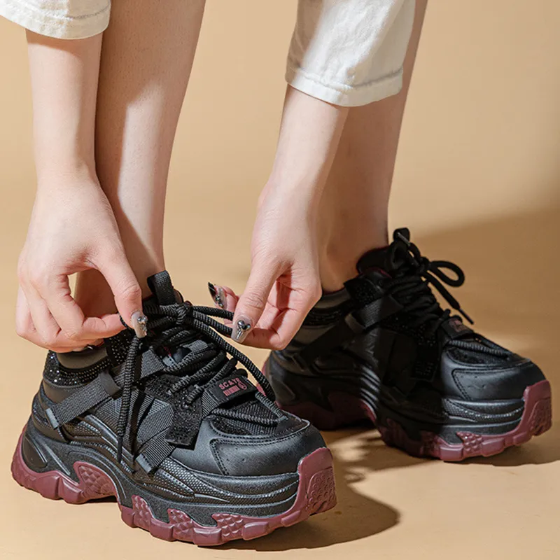 A Poinsettia Princess Chunky Sneakers Women's-2