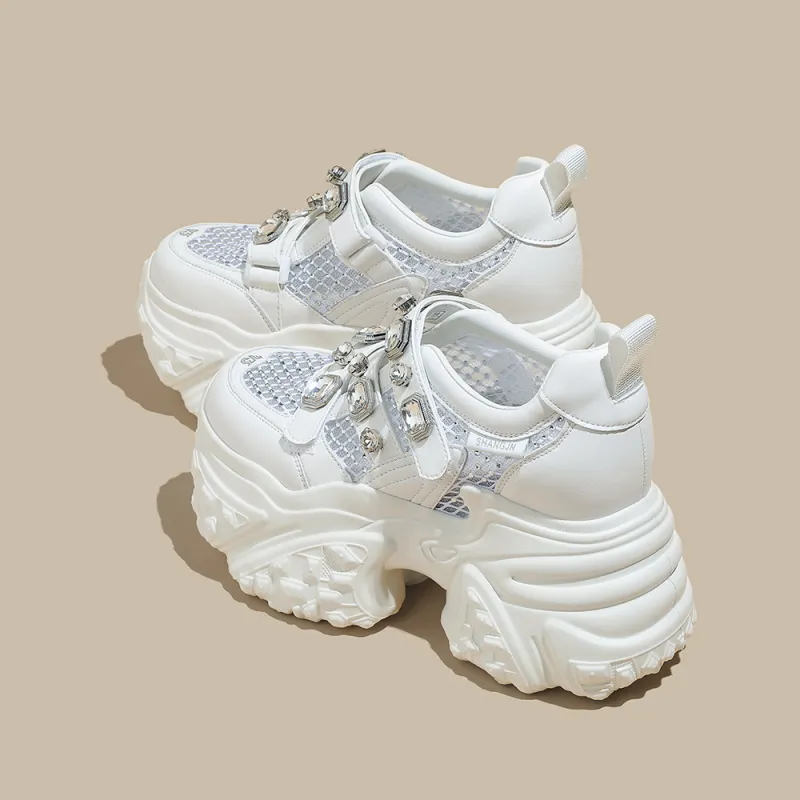 A Poinsettia Princess Chunky Sneakers Women's-4