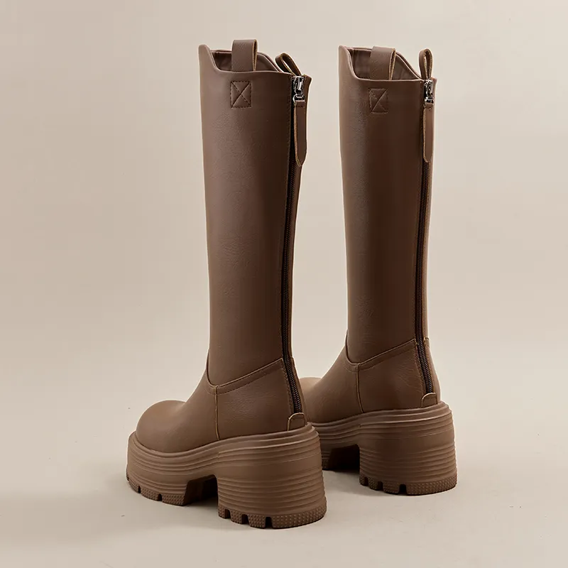A Poinsettia Princess Knee high Boots Women's-21