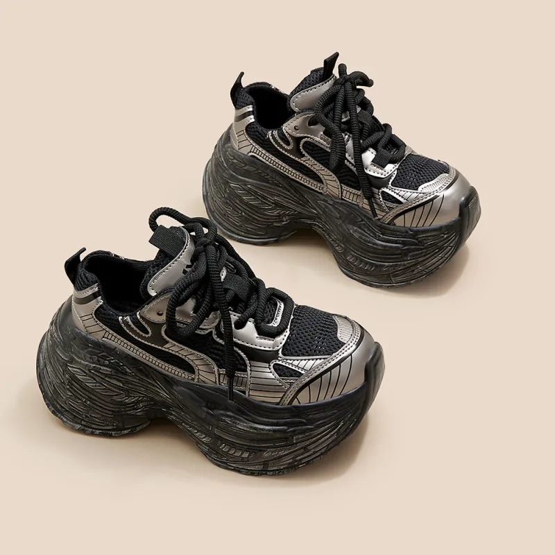 A Poinsettia Princess Low Top Chunky Sneakers Women's-10