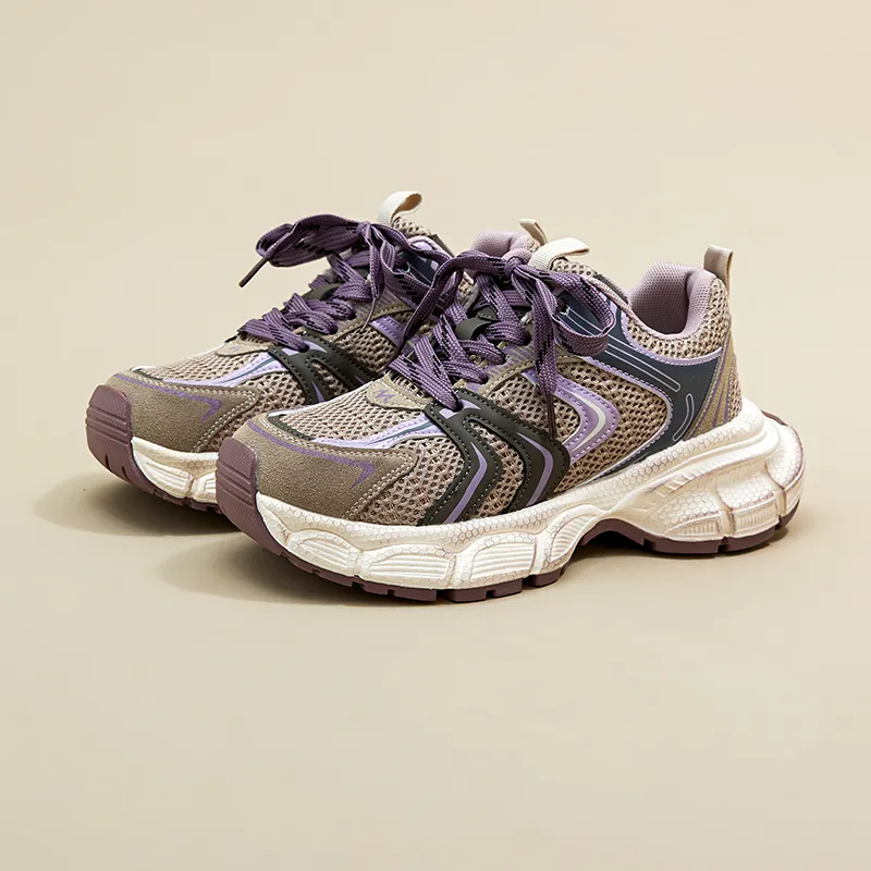 A Poinsettia Princess Height Increasing Low-Top Chunky Sneakers Women's-1