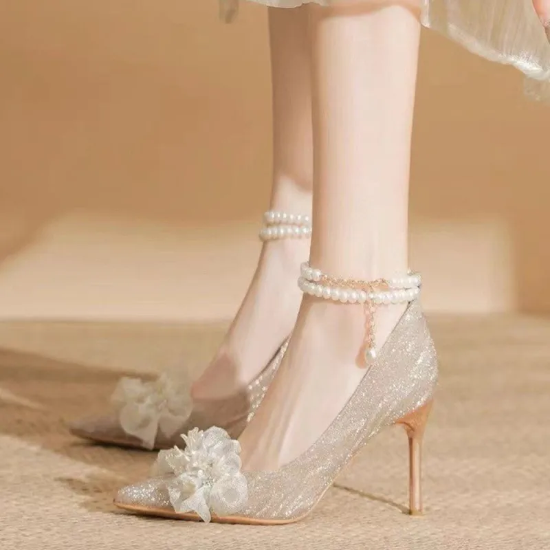A Poinsettia Princess High Heels Women's-13
