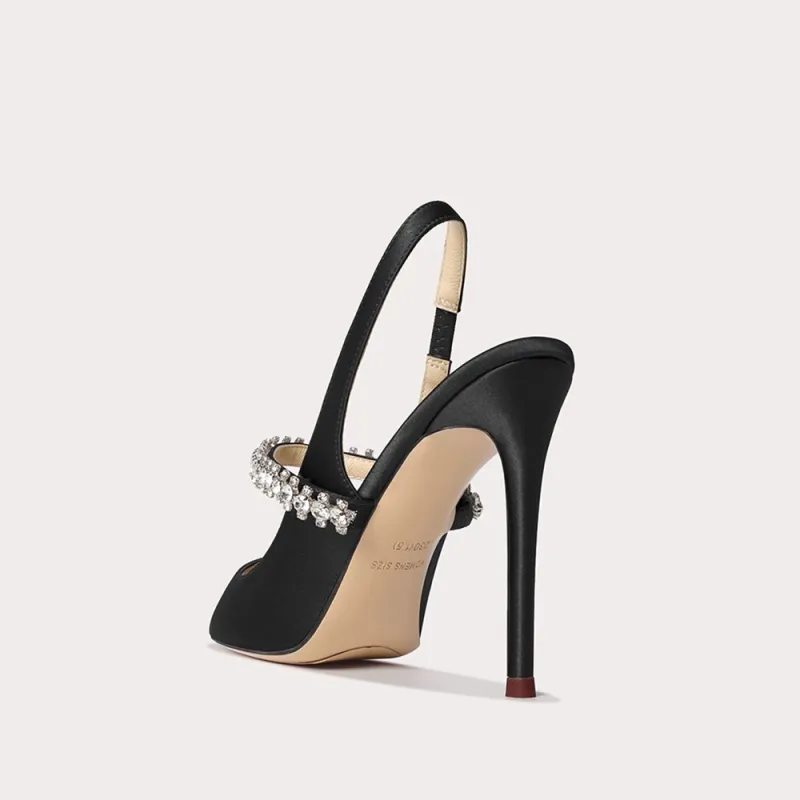 A Poinsettia Princess Slim Heel High Heels Women's-7