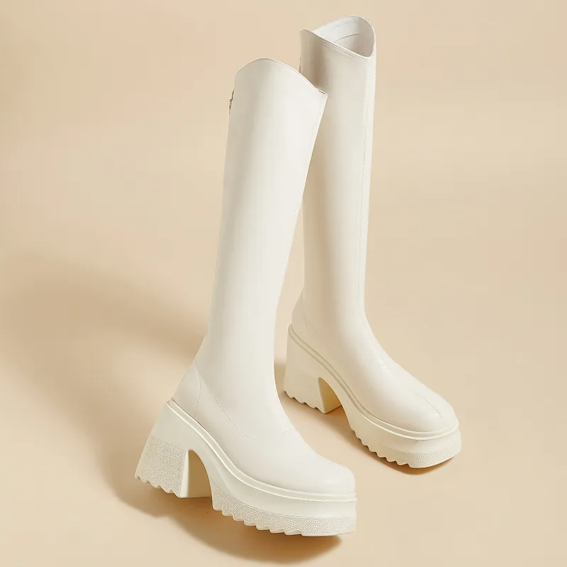 A Poinsettia Princess Knee high Boots Women's-13