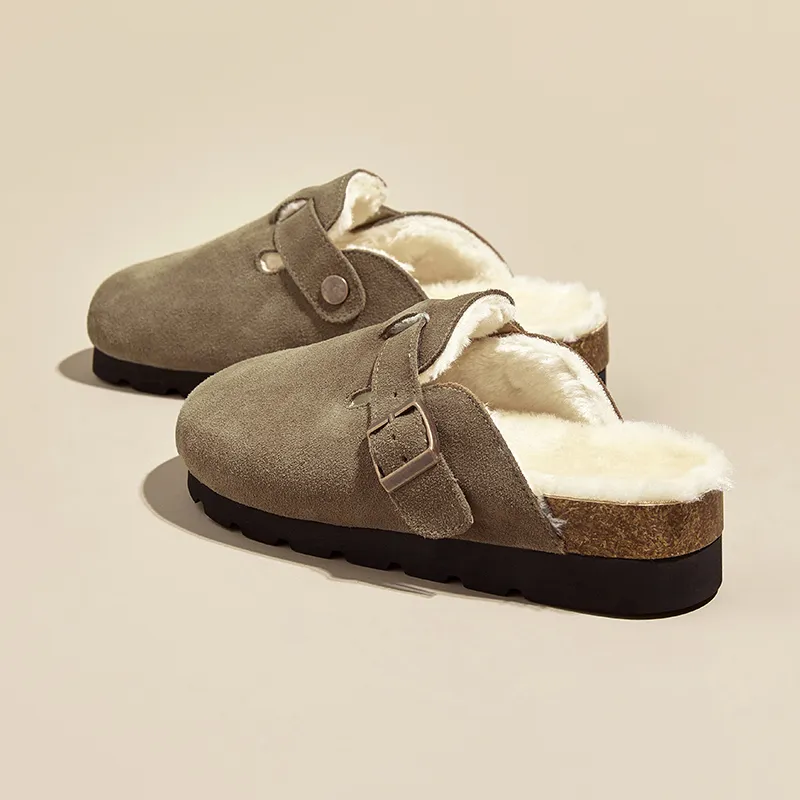 A Poinsettia Princess Wrap toe Slippers Women's-2
