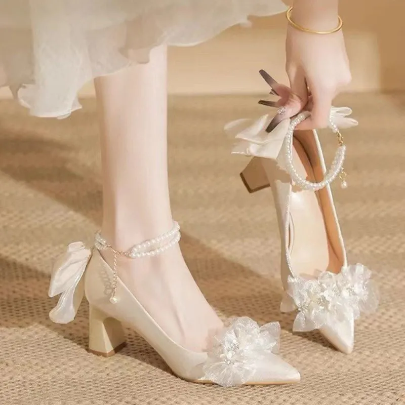 A Poinsettia Princess High Heels Women's-2