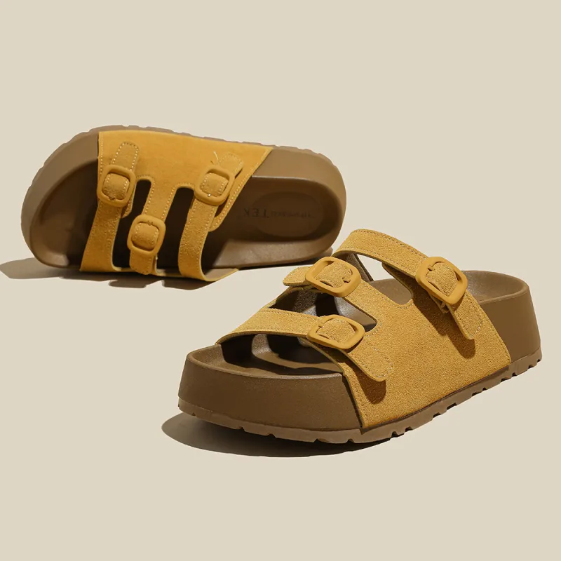 A Poinsettia Princess Slide Slippers Women's-3