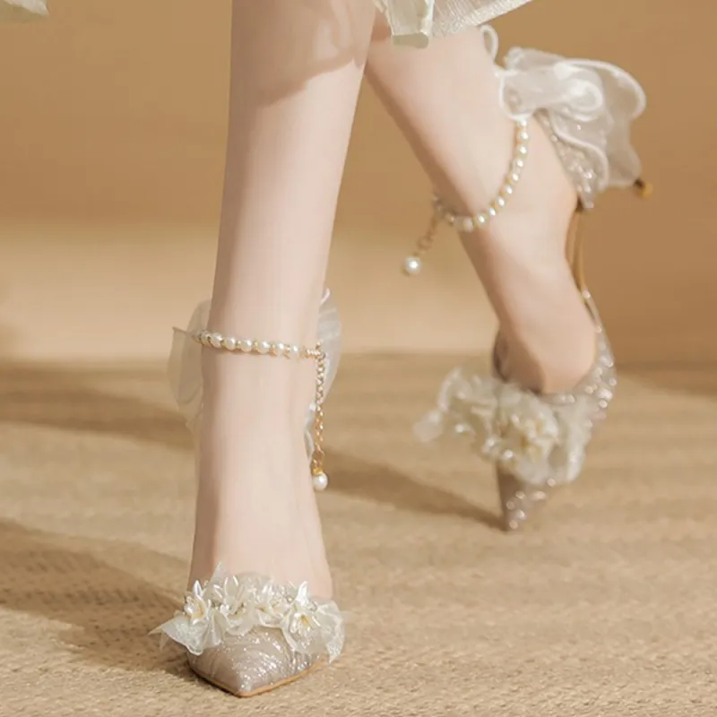A Poinsettia Princess High Heels Women's-1