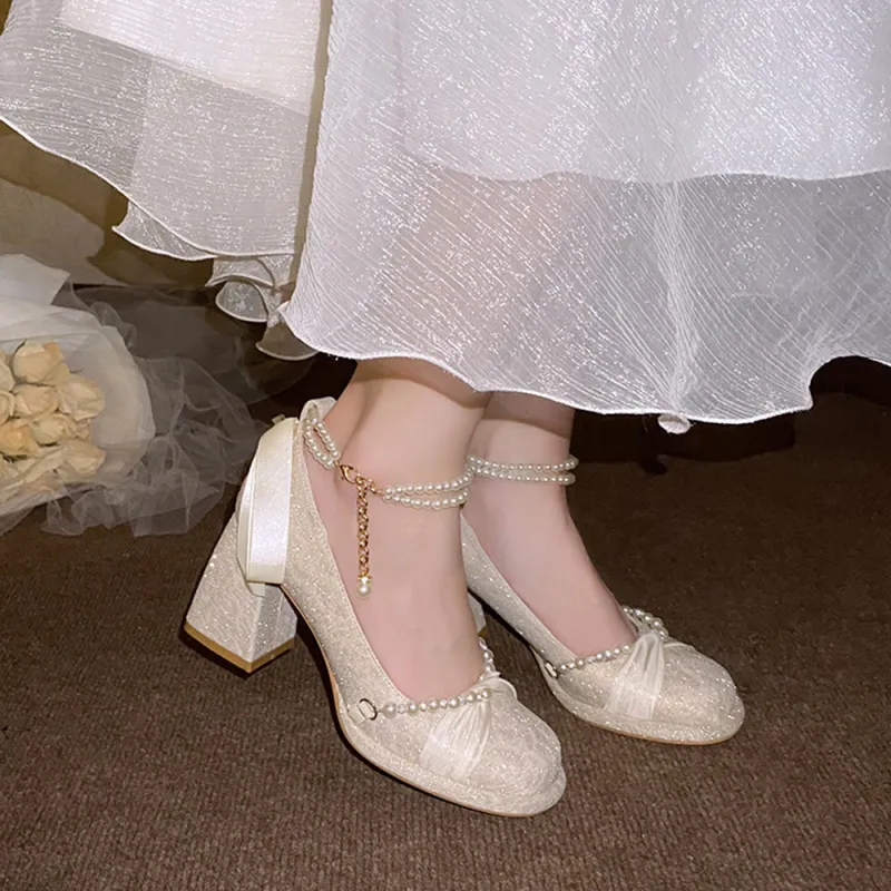 A Poinsettia Princess High Heels Women's-4