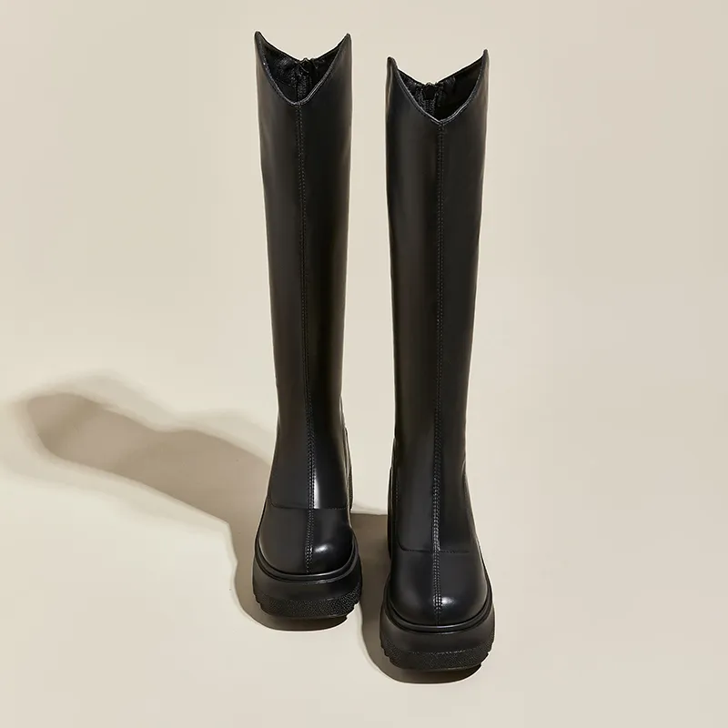 A Poinsettia Princess Knee high Boots Women's-1