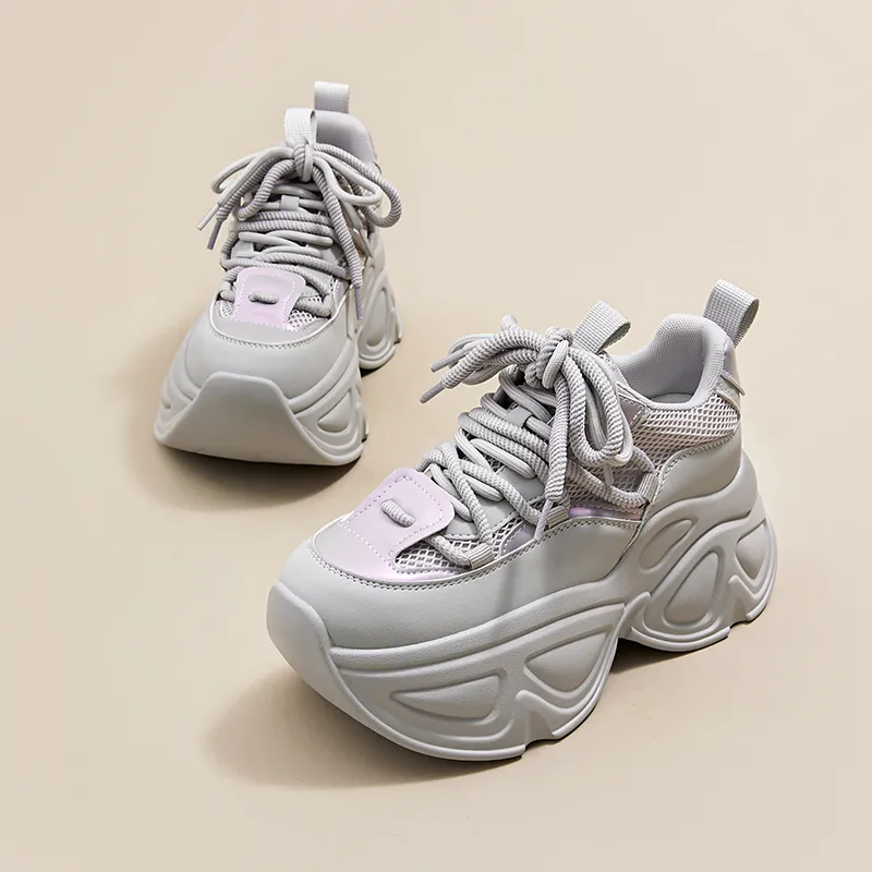 A Poinsettia Princess Low Top Chunky Sneakers Women's-3
