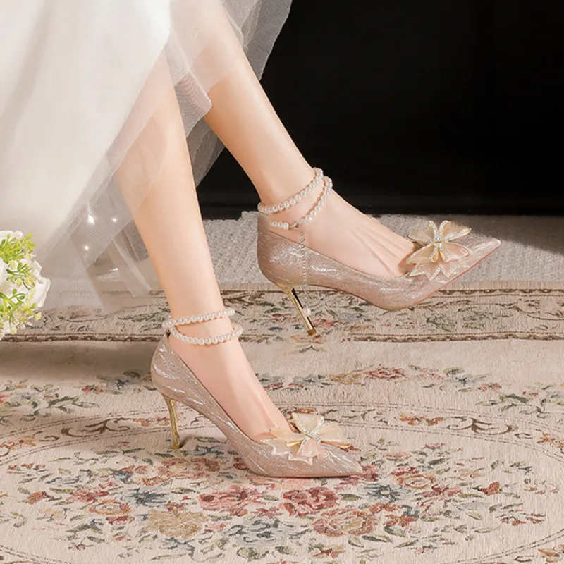 A Poinsettia Princess High Heels Women's-16