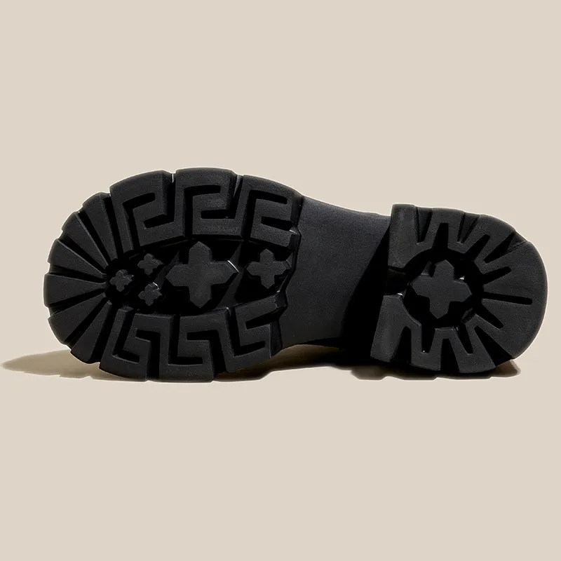 A Poinsettia Princess Short Martin Boot Women's Black-4