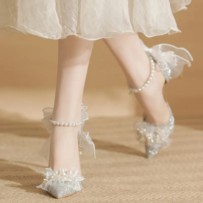 A Poinsettia Princess High Heels Women's-17