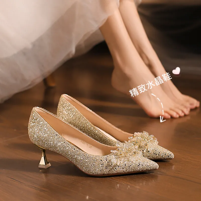 A Poinsettia Princess High Heels Women's-1