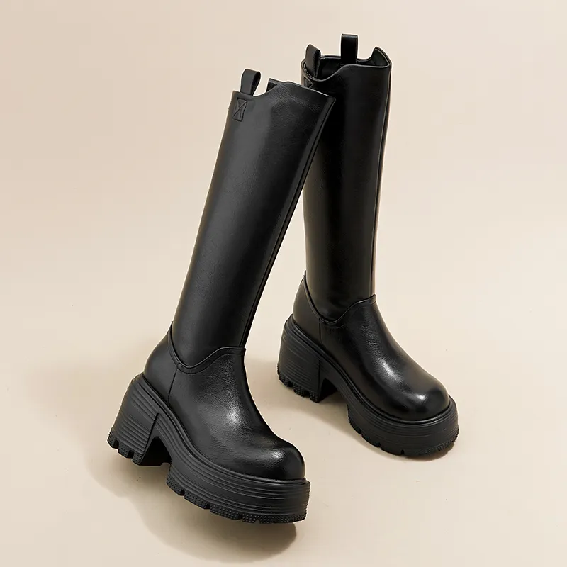 A Poinsettia Princess Knee high Boots Women's-7