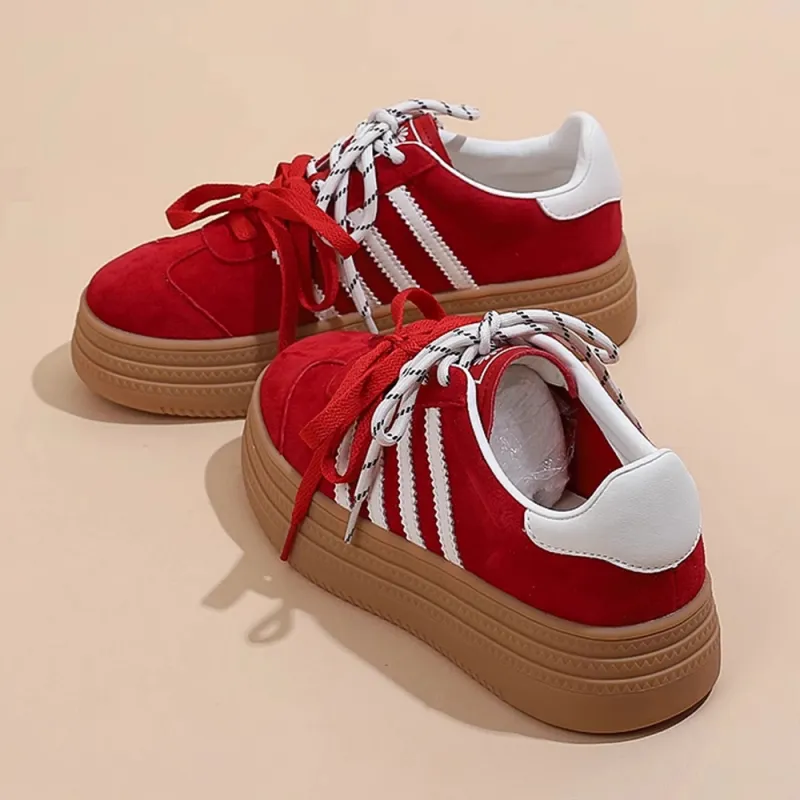 A Poinsettia Princess Skateboard Shoes Women's-3