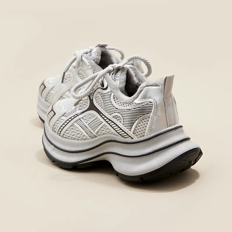 A Poinsettia Princess Low Top Chunky Sneakers Women's-5