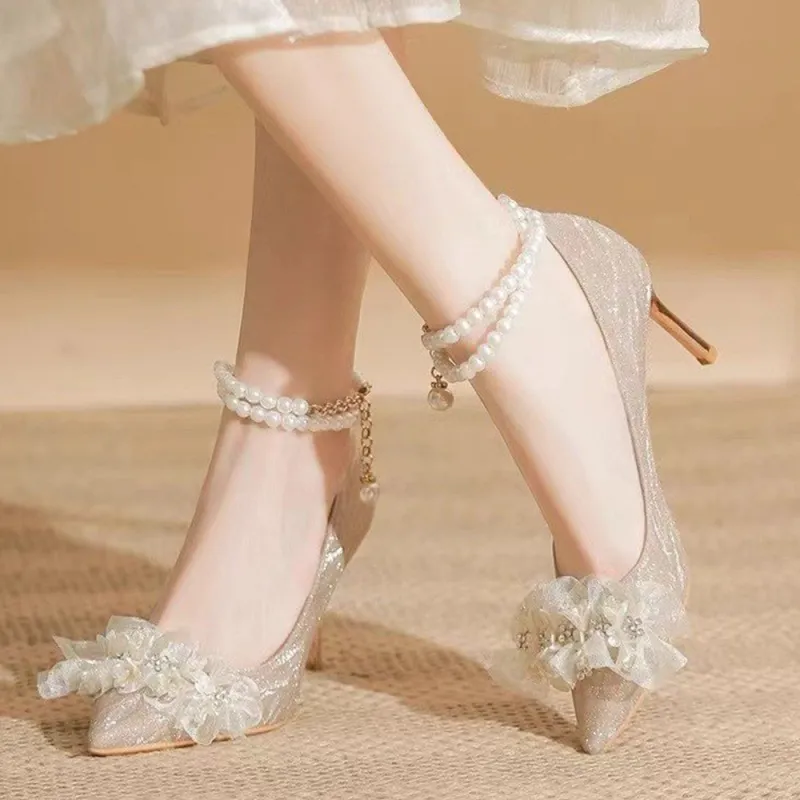 A Poinsettia Princess High Heels Women's-14