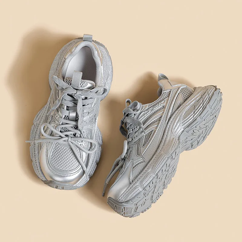 A Poinsettia Princess Chunky Sneakers Women's-4