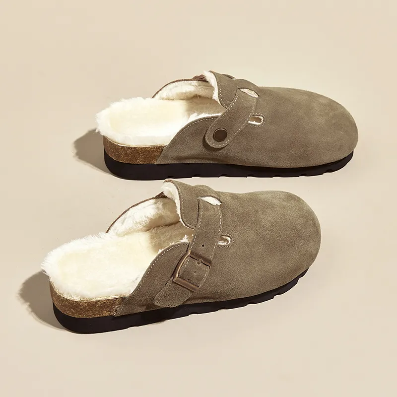 A Poinsettia Princess Wrap toe Slippers Women's-3