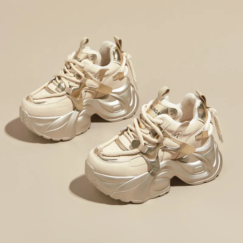 A Poinsettia Princess Low Top Chunky Sneakers Women's-5