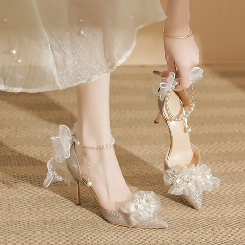 A Poinsettia Princess High Heels Women's-3