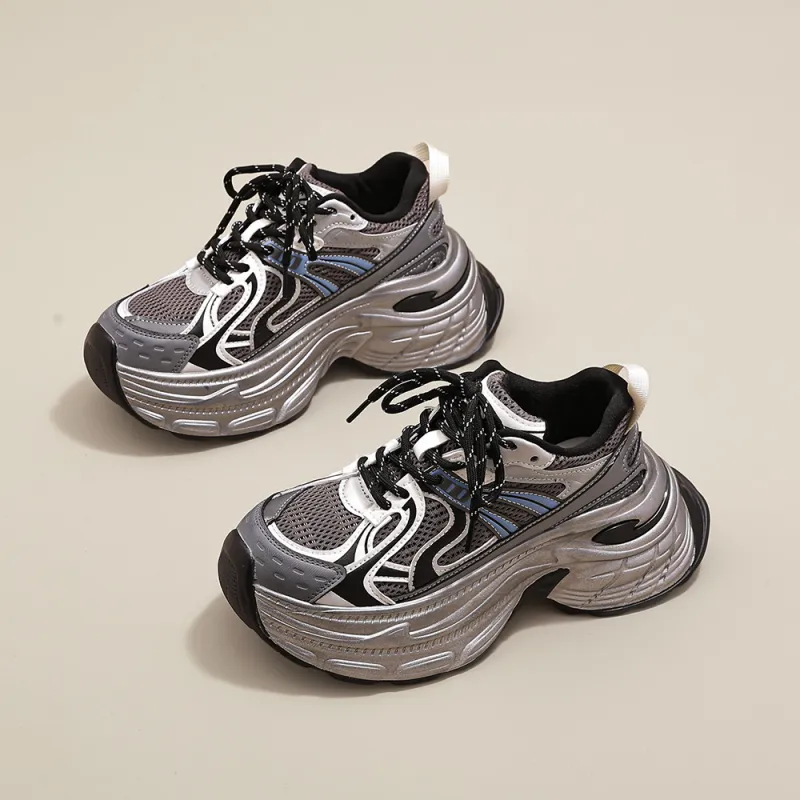 A Poinsettia Princess Low Top Chunky Sneakers Women's-5