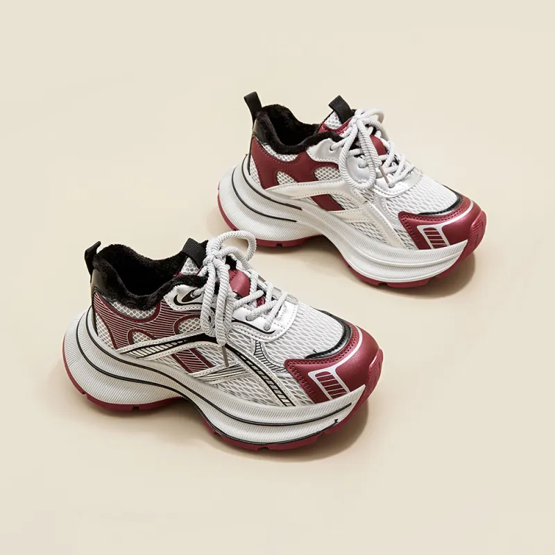 A Poinsettia Princess Low Top Chunky Sneakers Women's-2