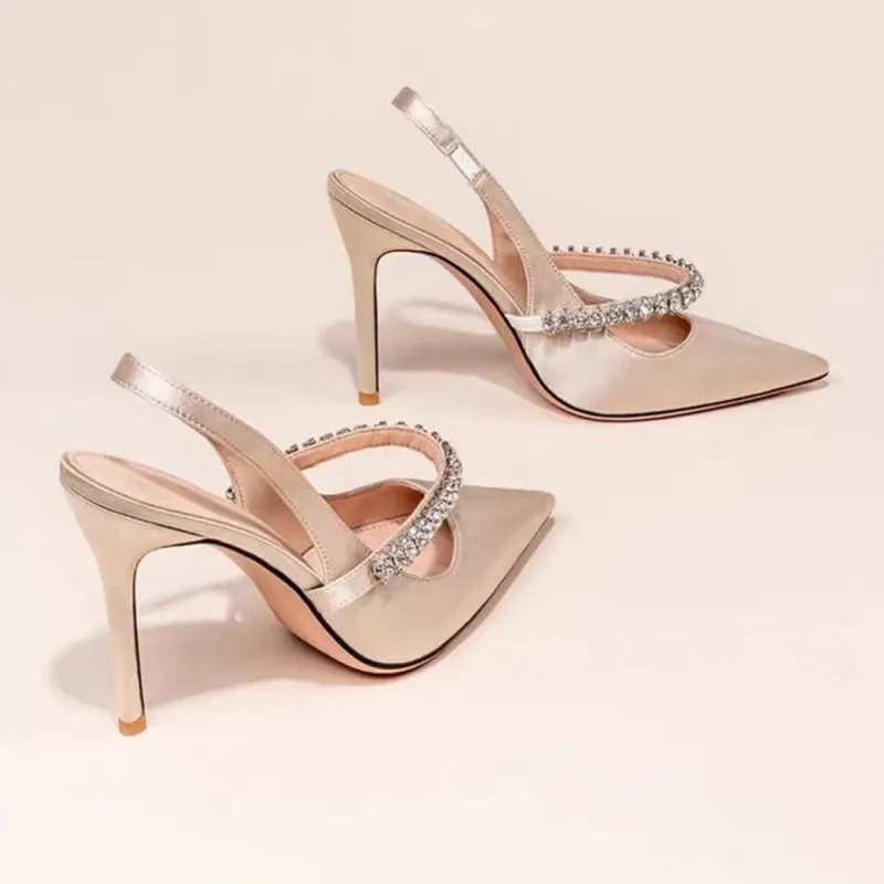 A Poinsettia Princess Slim Heel High Heels Women's-11