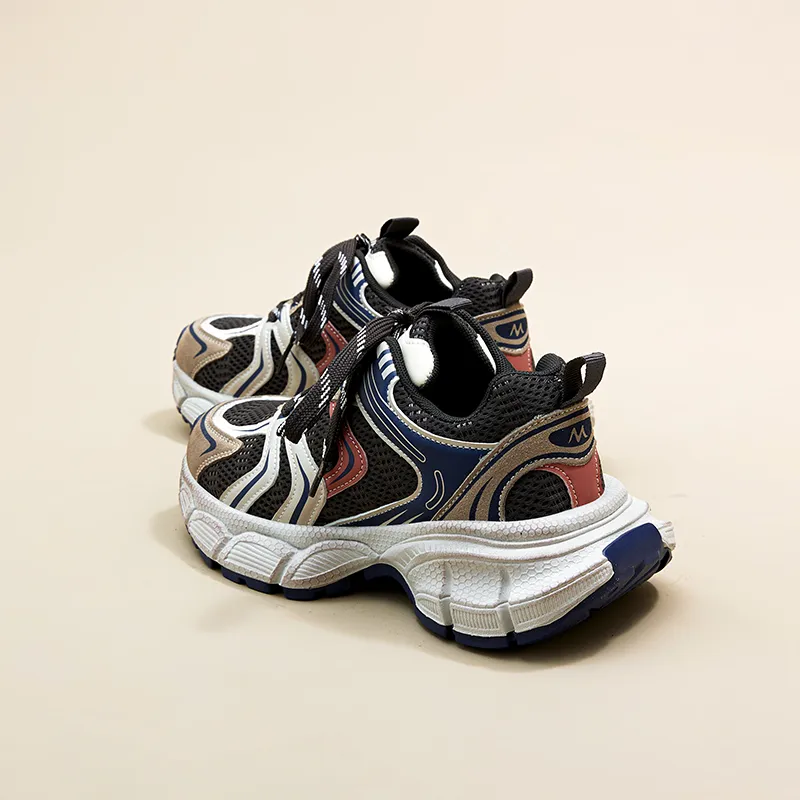 A Poinsettia Princess Height Increasing Low-Top Chunky Sneakers Women's-7