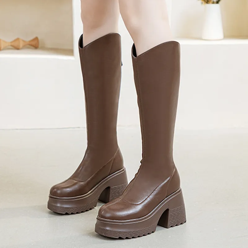 A Poinsettia Princess Knee high Boots Women's-6