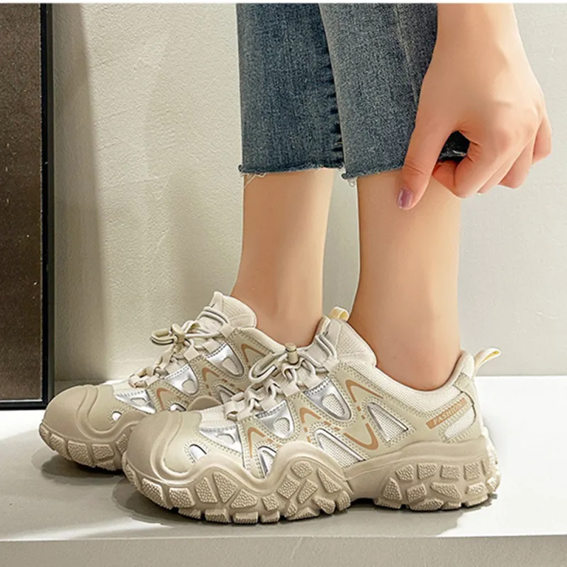 A Poinsettia Princess Cushioning Low Top Casual Shoes Women's Beige Yellow-2