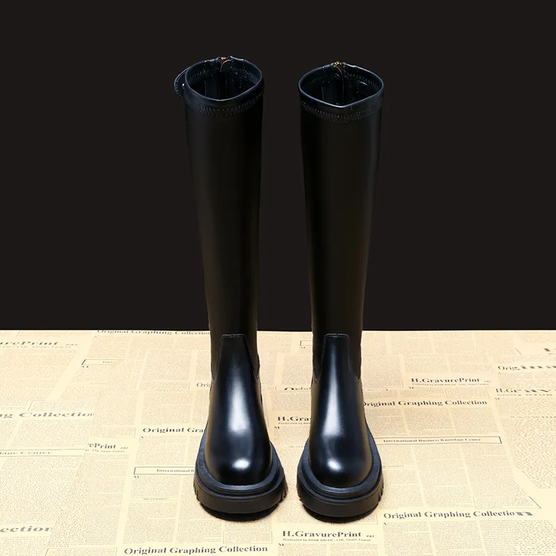 A Poinsettia Princess Knee high Boots Women's-7