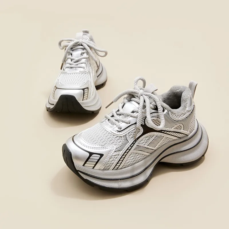 A Poinsettia Princess Low Top Chunky Sneakers Women's-7