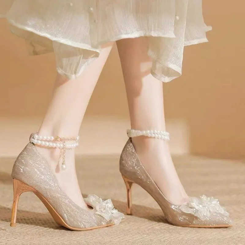 A Poinsettia Princess High Heels Women's-17