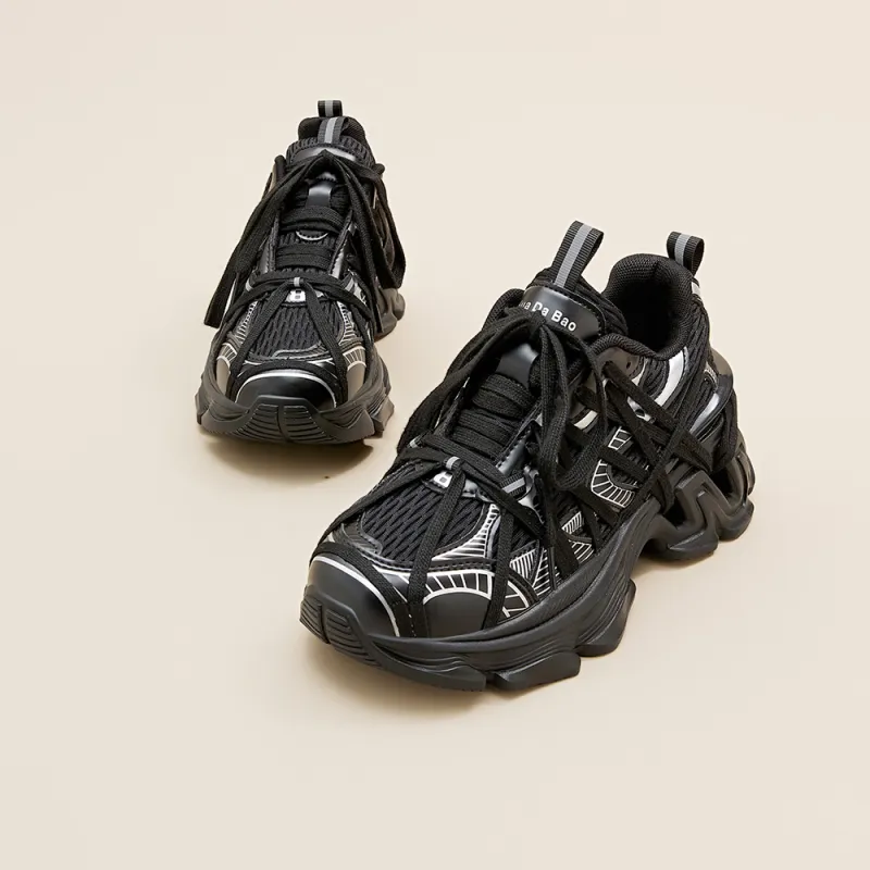 A Poinsettia Princess Low Top Chunky Sneakers Women's-13