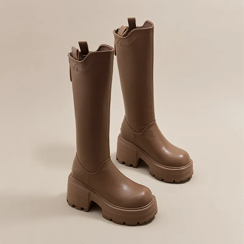 A Poinsettia Princess Knee high Boots Women's-11