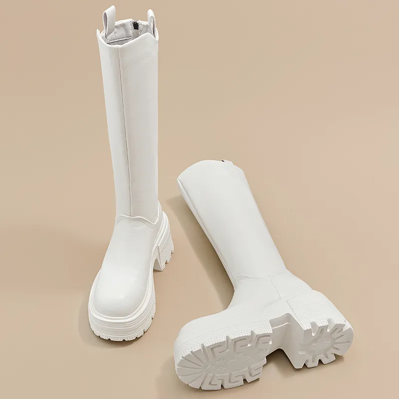 A Poinsettia Princess Knee high Boots Women's-3